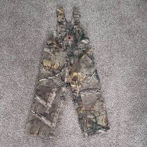Carhartt Kids Realtree Camo Insulated Bib Size 4